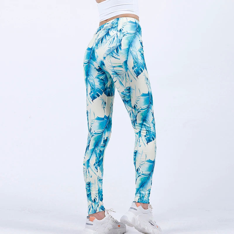 Print Legging Push Up Fashion Pants