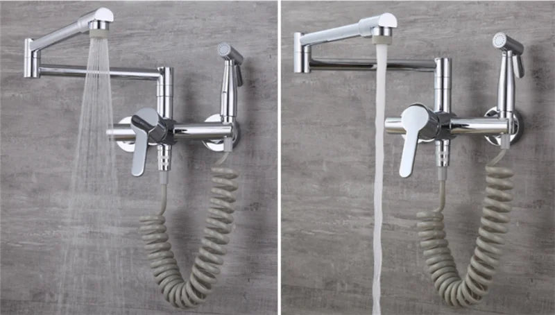 Kitchen Faucet With Spray Gun