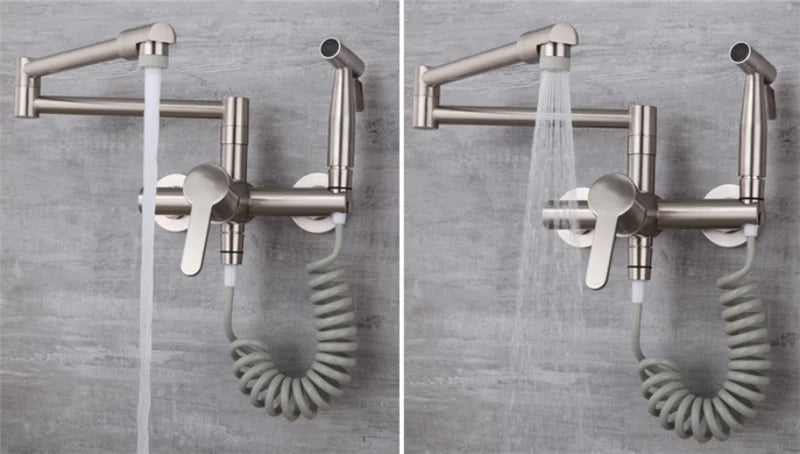 Kitchen Faucet With Spray Gun