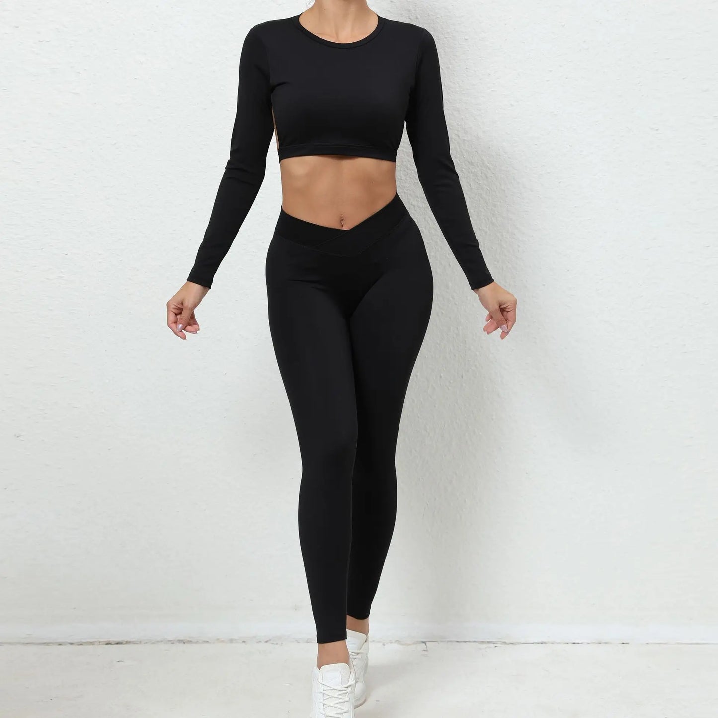 2PCS Yoga Suit Sports Set Women Clothes Gym Set
