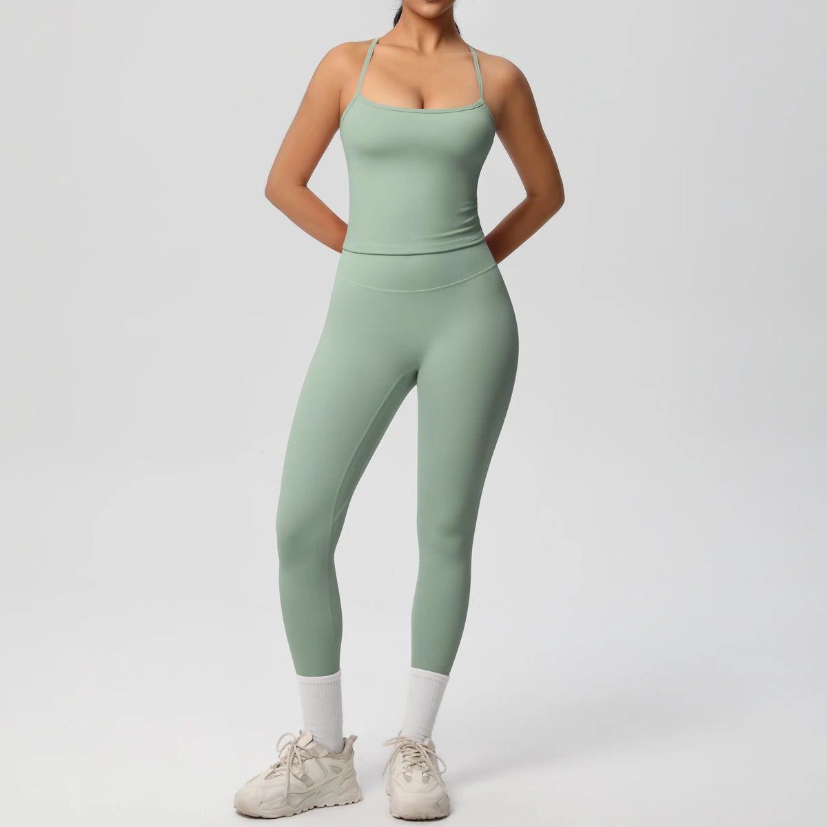Yoga Top Set Fitness Gym Suit