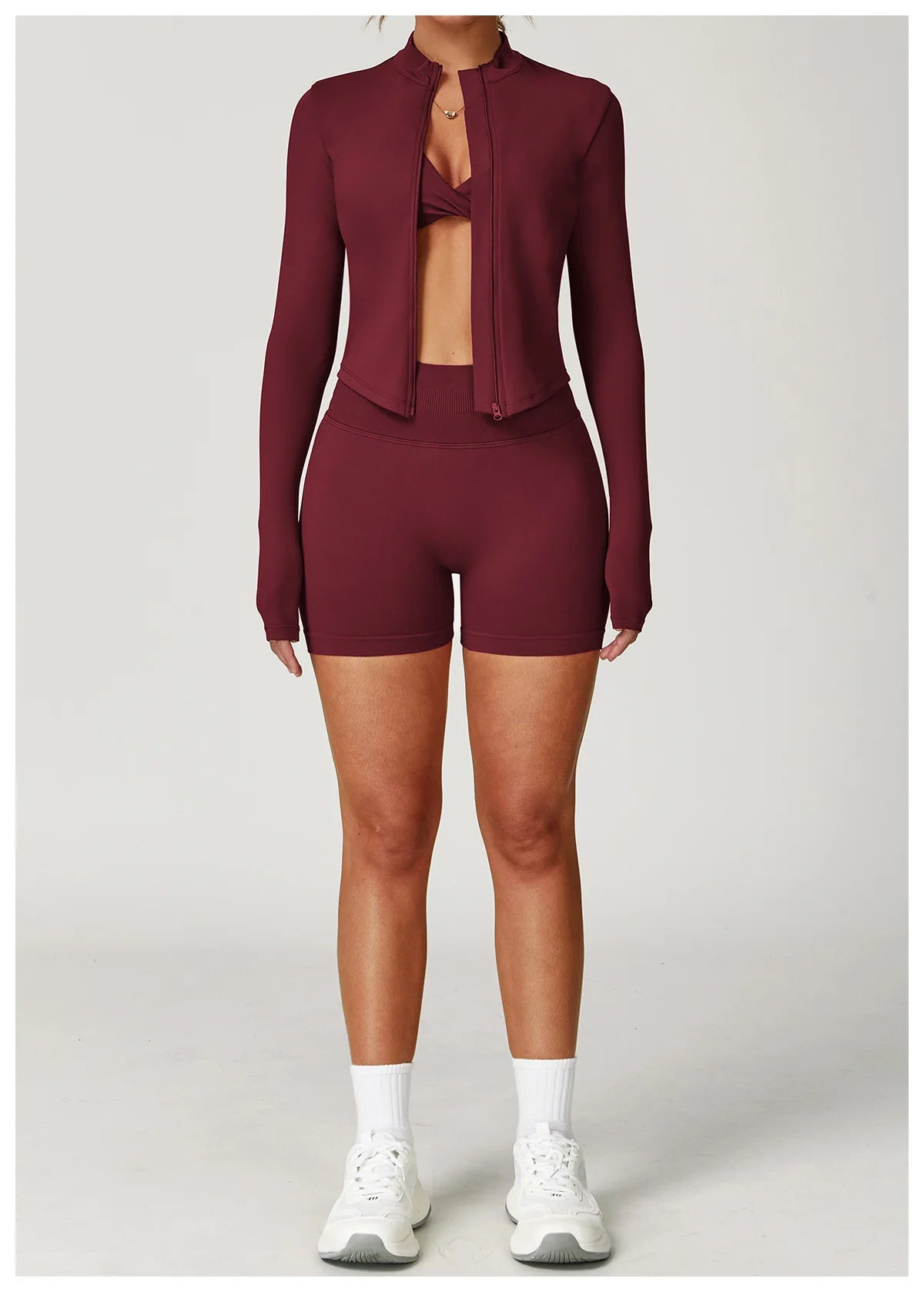 2PCS Yoga Suit Sports Set Women Gym Set