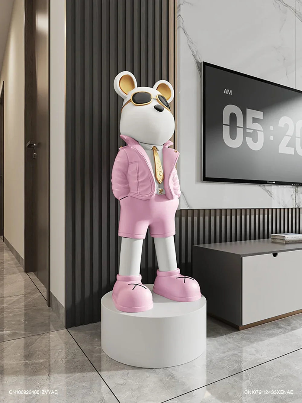 Celebrity Violent Bear Brick Statues Sculptures Ornaments High-end Furniture TV Cabinet Living Room Tray Pocket BearBrick Decor