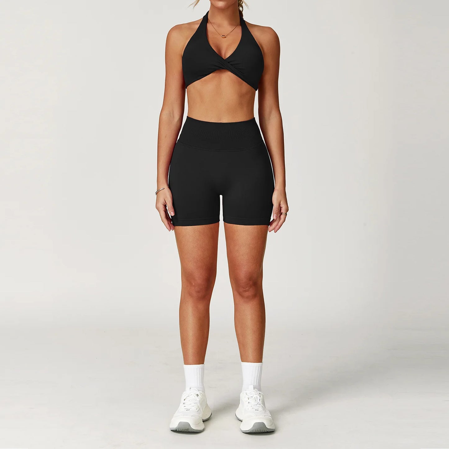 Yoga Suit 2PCS Sports Set Women Tracksuit Running Workout Long Sleeve