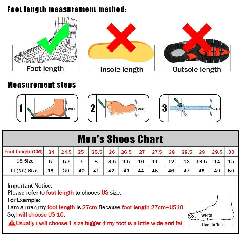 HIGH Quality Outdoor Shoes for Men Anti-slip Wear-resistant Casual Sneakers Mens Hiking Trekking Walking Sports Shoes Size 39-47