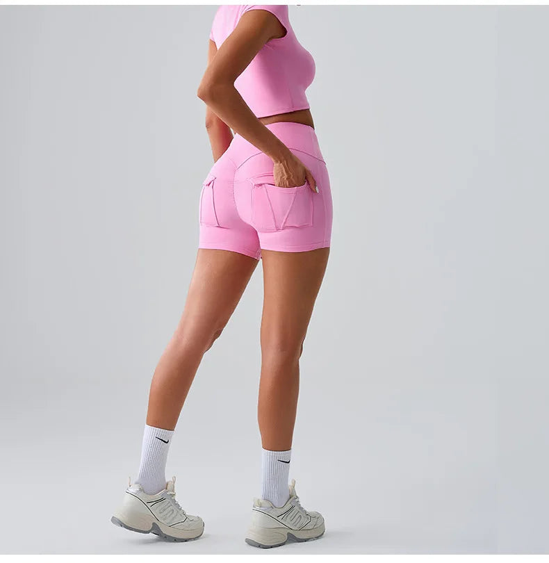 Sexy Women's Feeling Naked Training Set Gym Yoga 2 Pieces