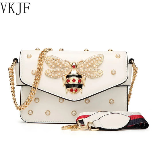 2024 Hot Sale Women Shoulder Bags Contrast Color Splicing Little bee Bags Fashion Designer Handbag Casual Shoulder Messenger Bag