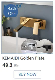 Golden Spring Pull Down Kitchen Sink Faucet