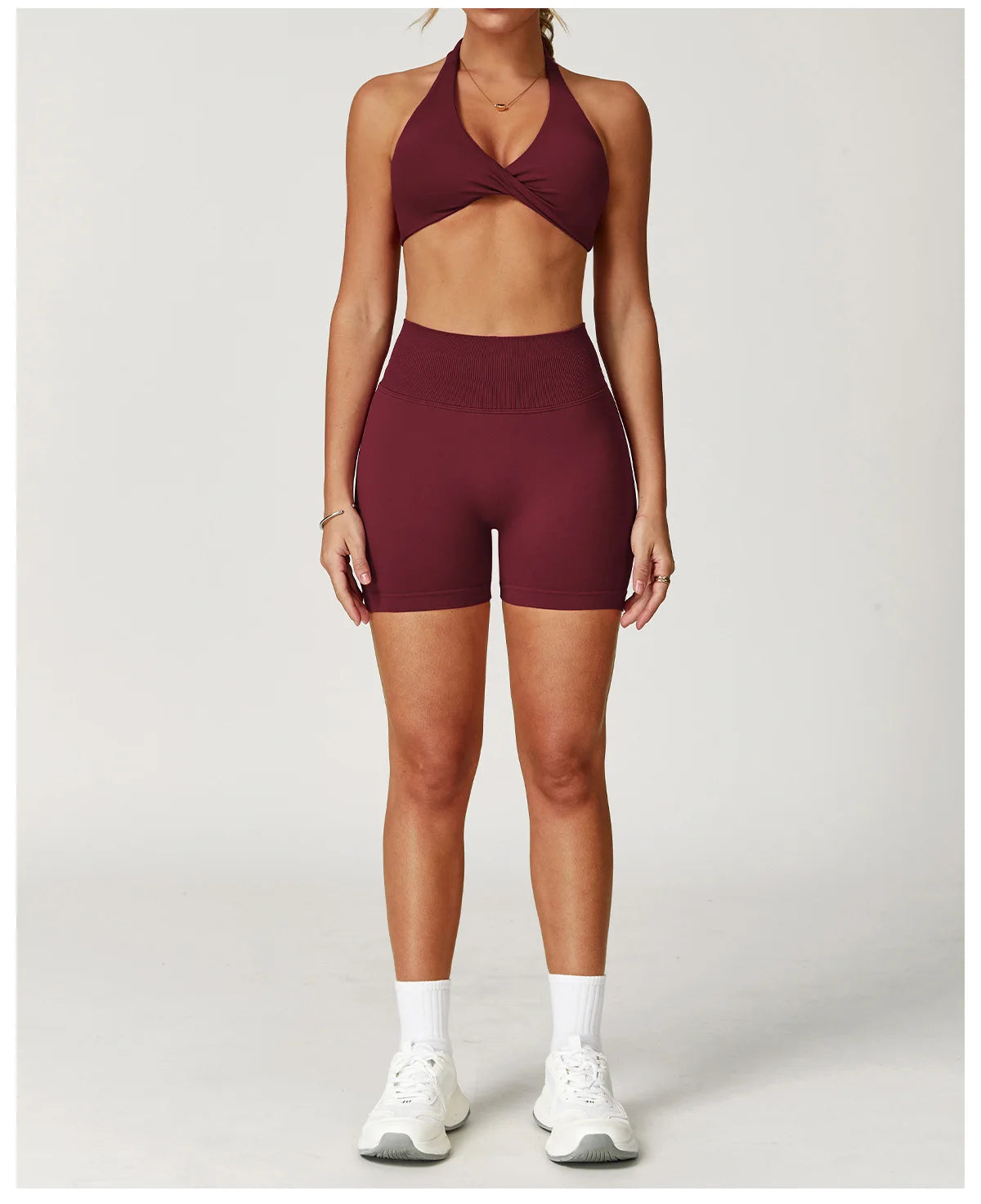 2PCS Yoga Suit Sports Set Women Gym Set