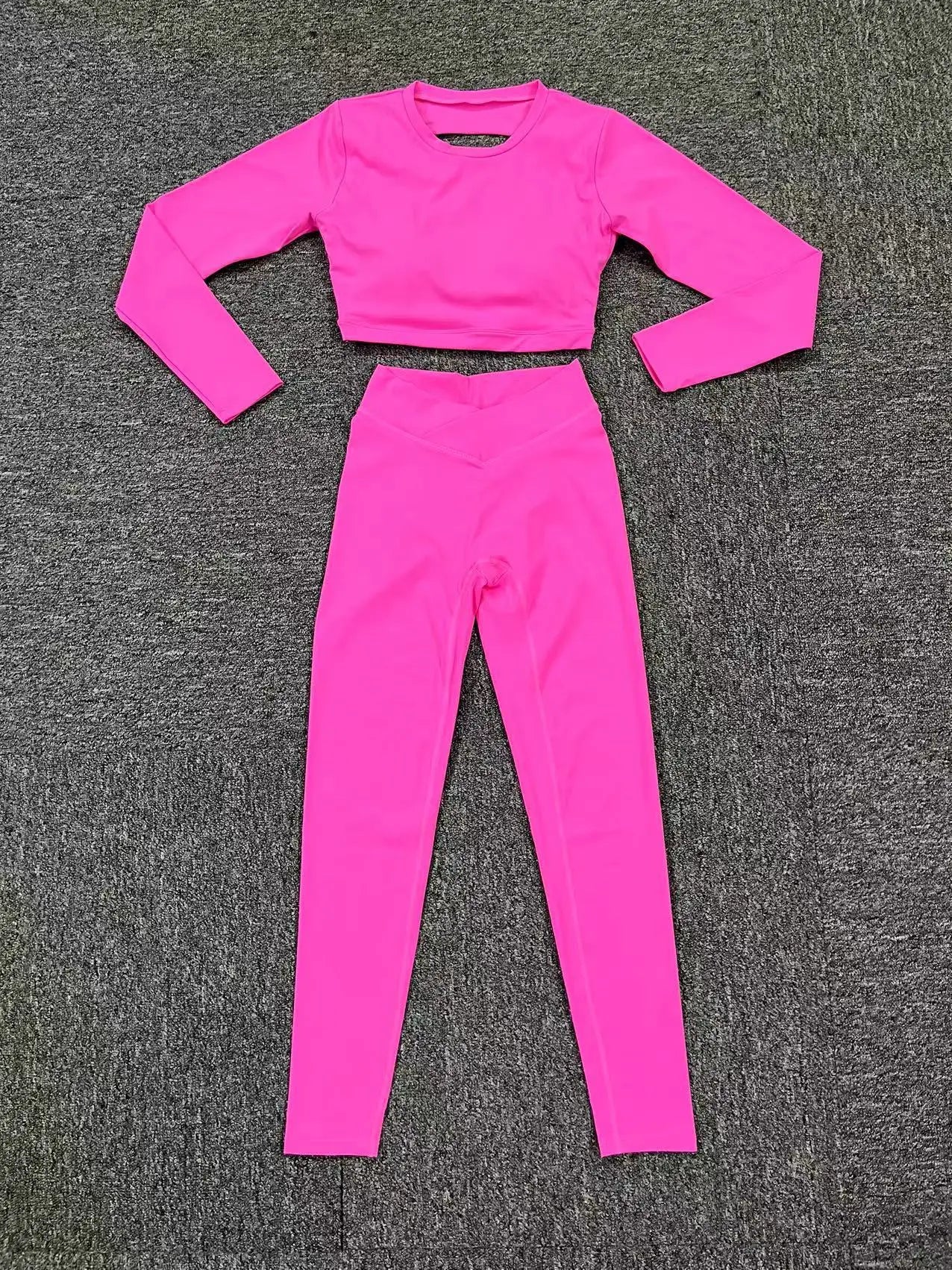 2PCS Yoga Suit Sports Set Women Clothes Gym Set