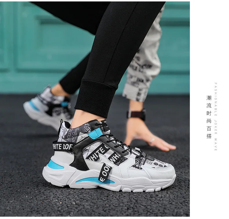 Fashion Platform Men Sport Shoes Casual Sneakers Couple Outdoor Breathable Lightweight  Running Shoes Women Tennis Shoes