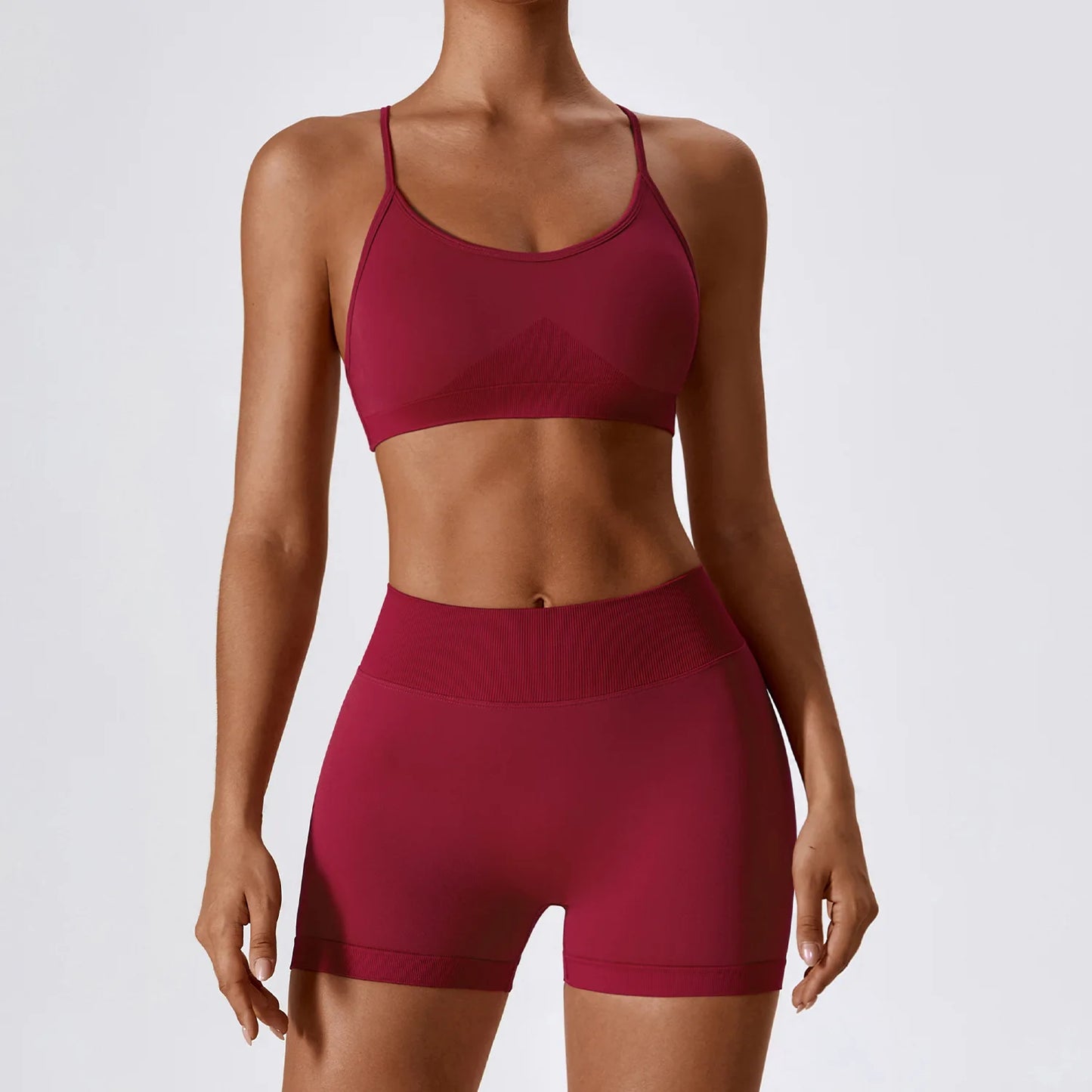 Seamless Yoga Set Gym Suit