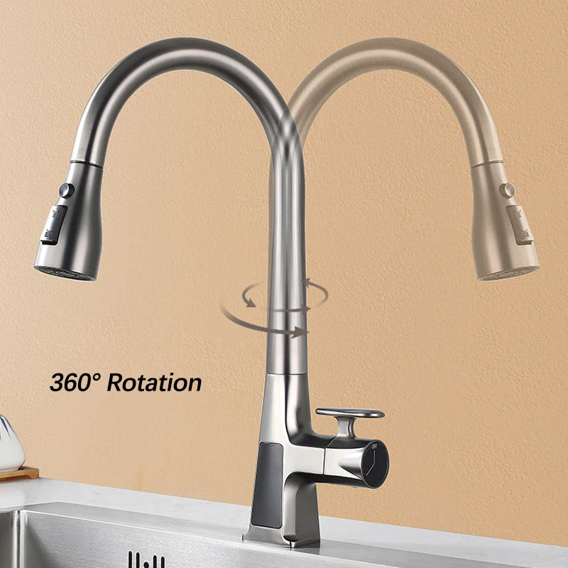 Smart Sensor Pull Out Kitchen Faucet