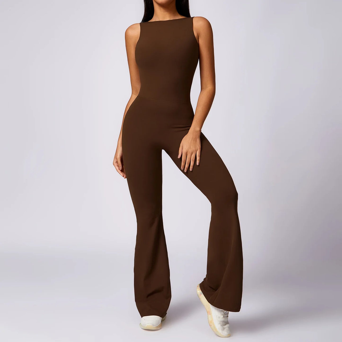 Scrunch Butt Jumpsuit Gym Set