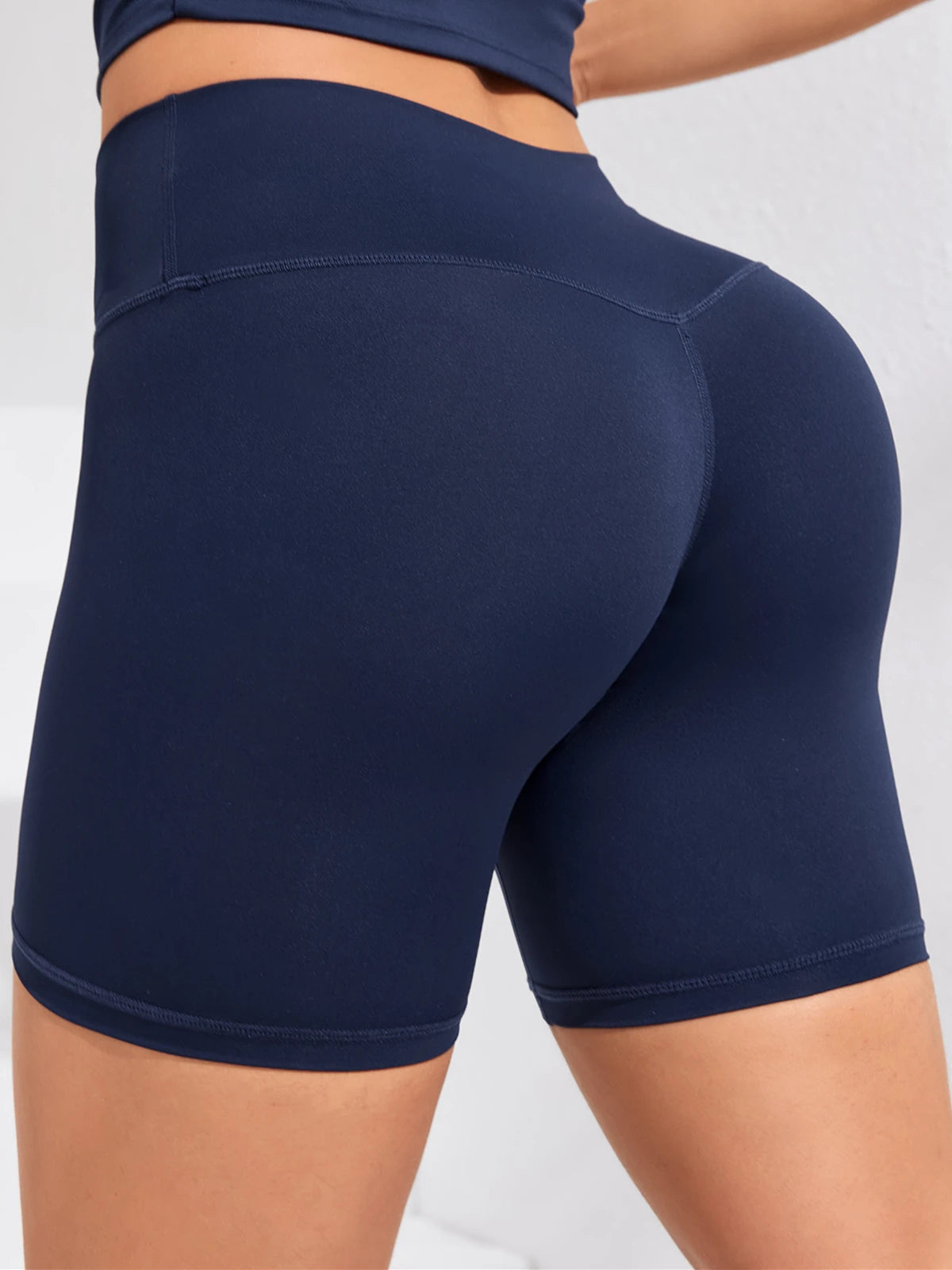 Yoga Shorts Women Fitness Shorts Girl Running High Waist Short Quick Drying Squat Proof Cycling Workout Gym Tight  Shorts Black
