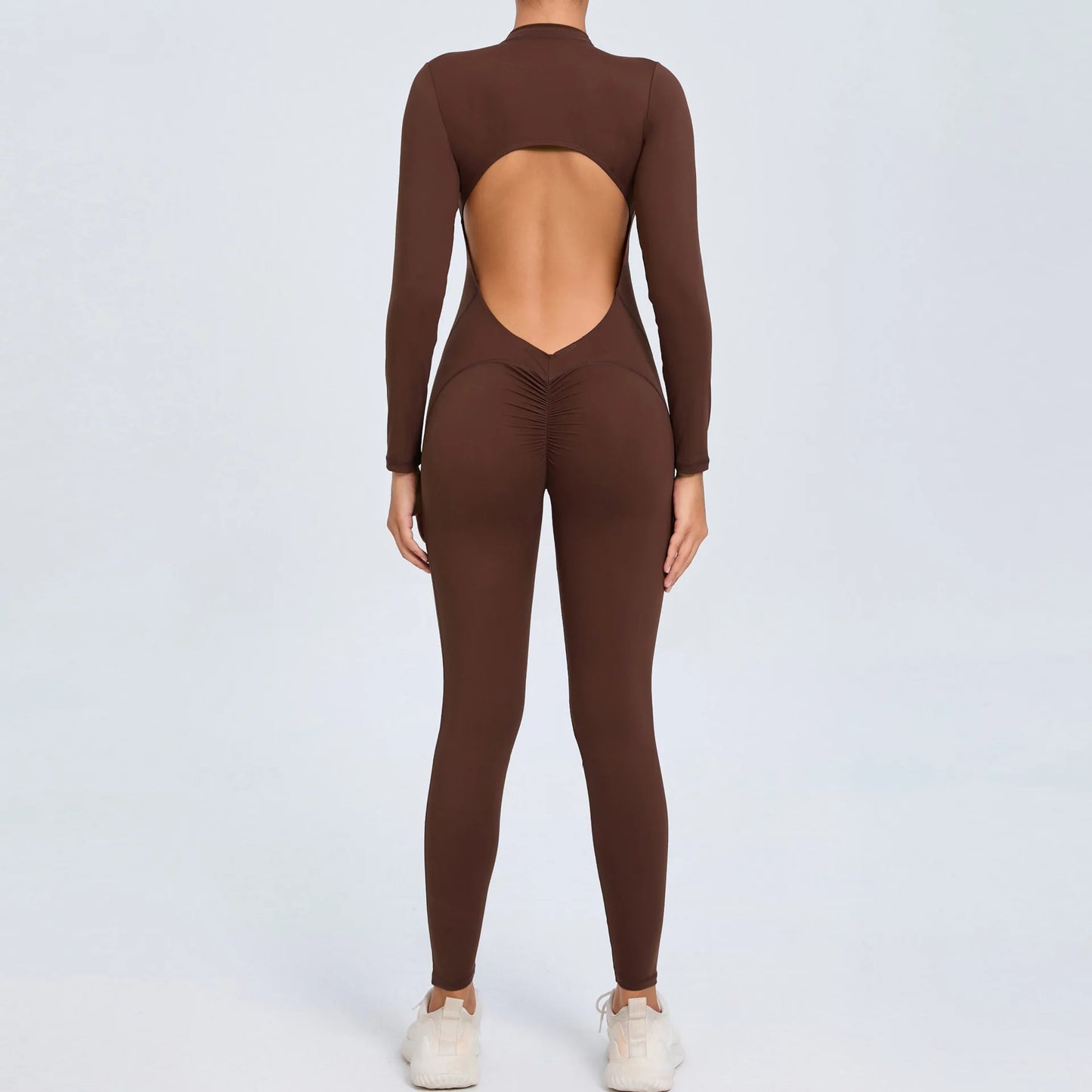 Backless Rompers Yoga Long Sleeved Women's Sportswear