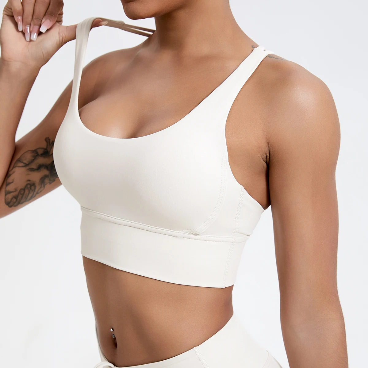 Push up Sports Bra Gym Top Women Yoga Clothing Cross Back Yoga Bra Women Running Fitness Crop Top Shockproof Workout Brassiere
