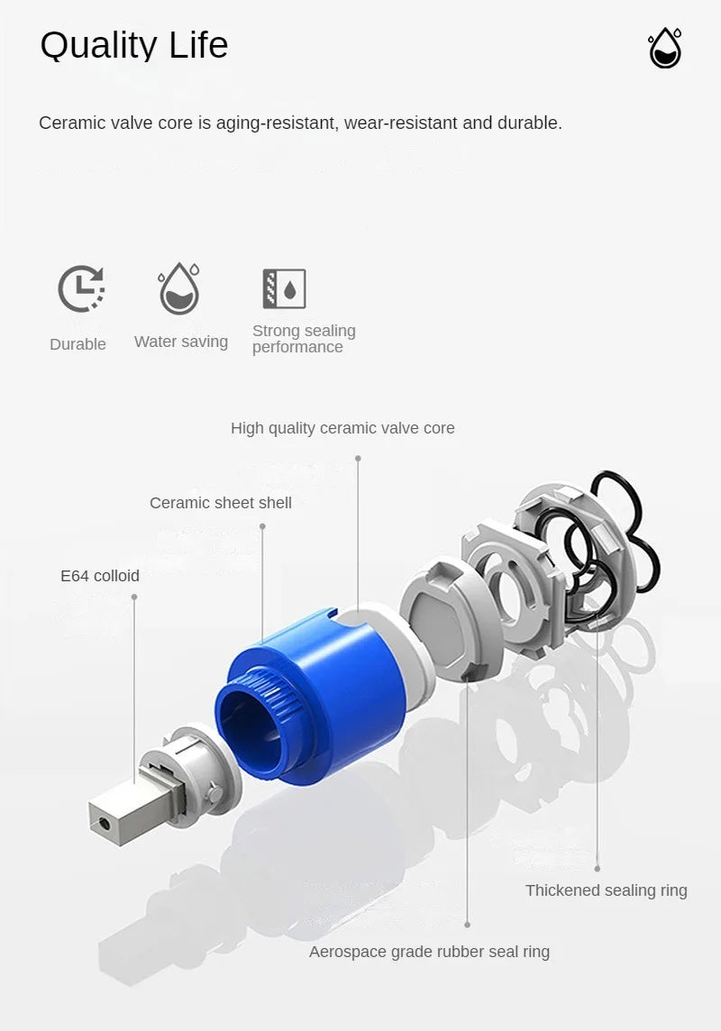 LED Intelligent Temperature Display Kitchen Faucet