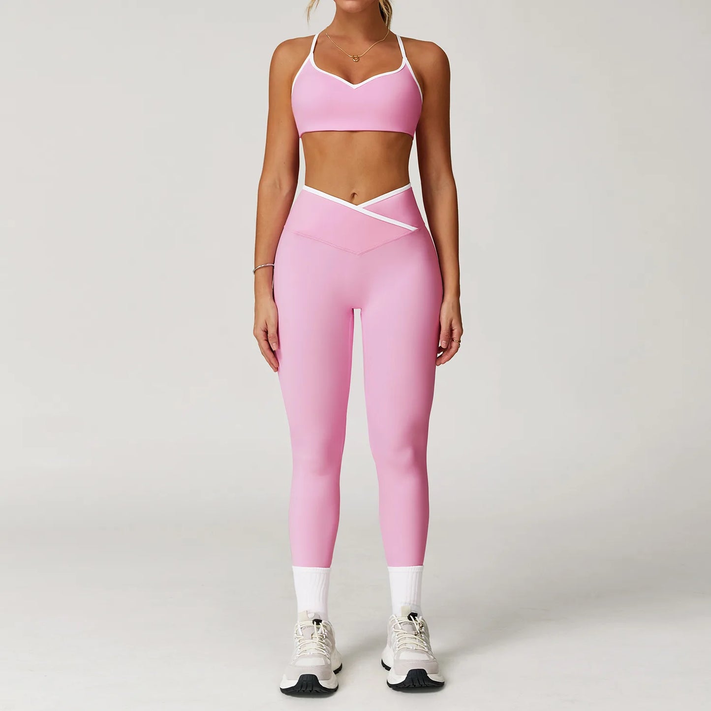 Yoga Set 2 Pieces Workout Tracksuit Sportswear