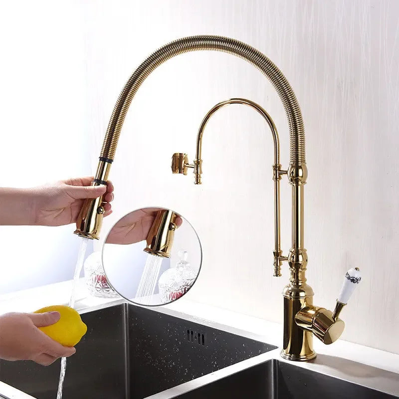 Kitchen Sink Mixer Faucets Brass