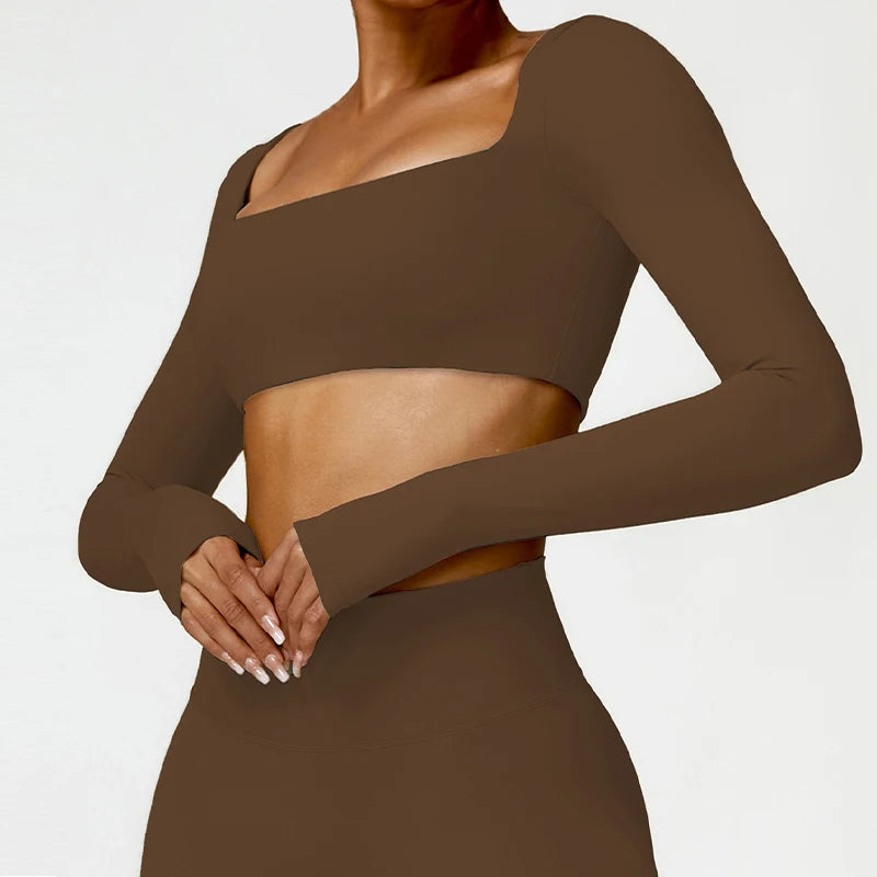 Casual Quick Dry Sports Crop Top