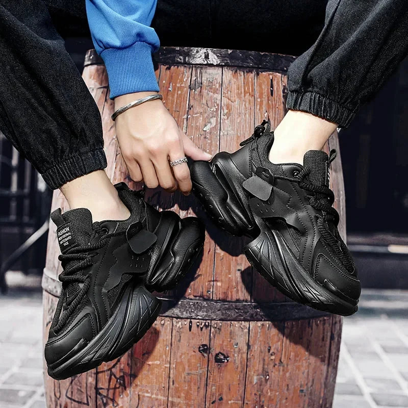 High Quality Men Casual Shoes Platform Thick Sole Sneakers Male Men Walking Shoes Mens Fashion Casual Shoe Trainer Sneakers