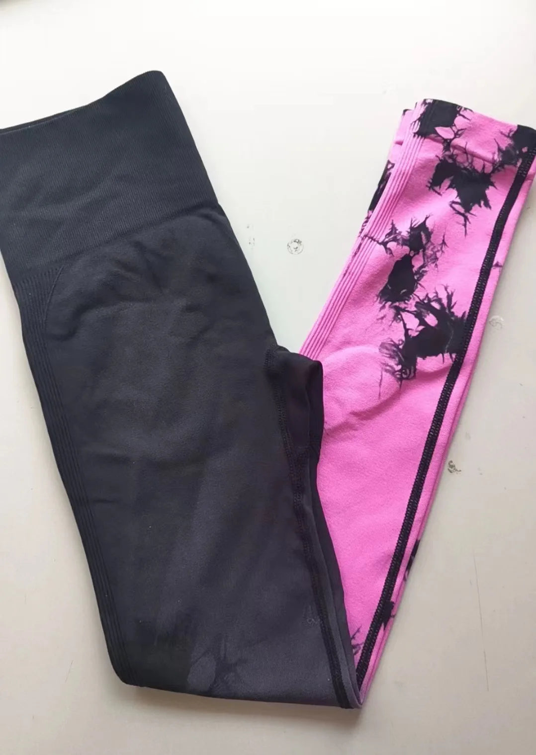 Gradient Tie Dye Yoga Pants Women Seamless Sport