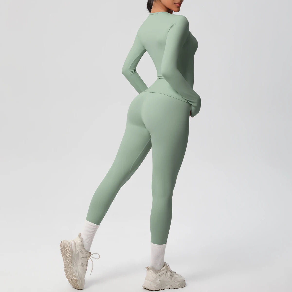 Quick-Drying Gym Leggings Set Workout Dry Fit