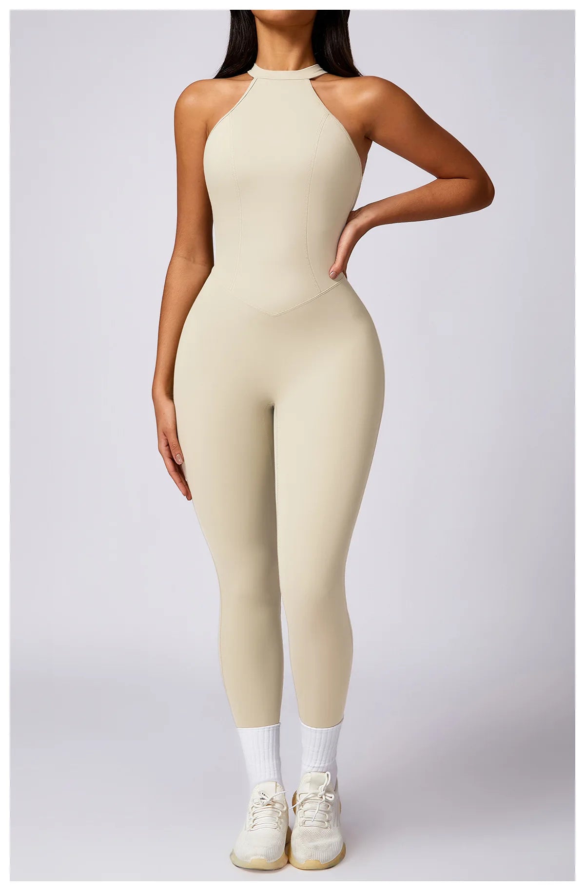 Romper Backless Set Workout Jumpsuit Fitness Bodysuit