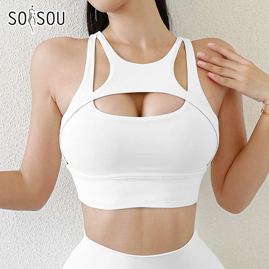 Tight Elastic Breathable Gym Bra