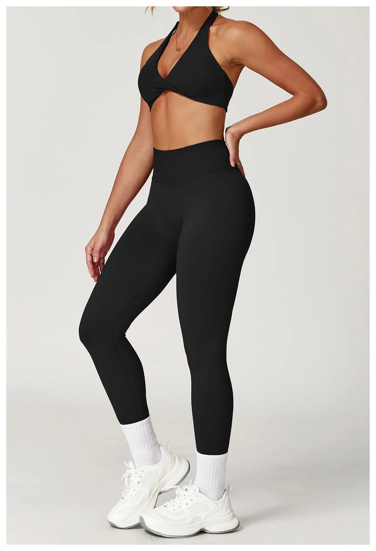 2PCS Yoga Suit Sports Set Women Gym Set