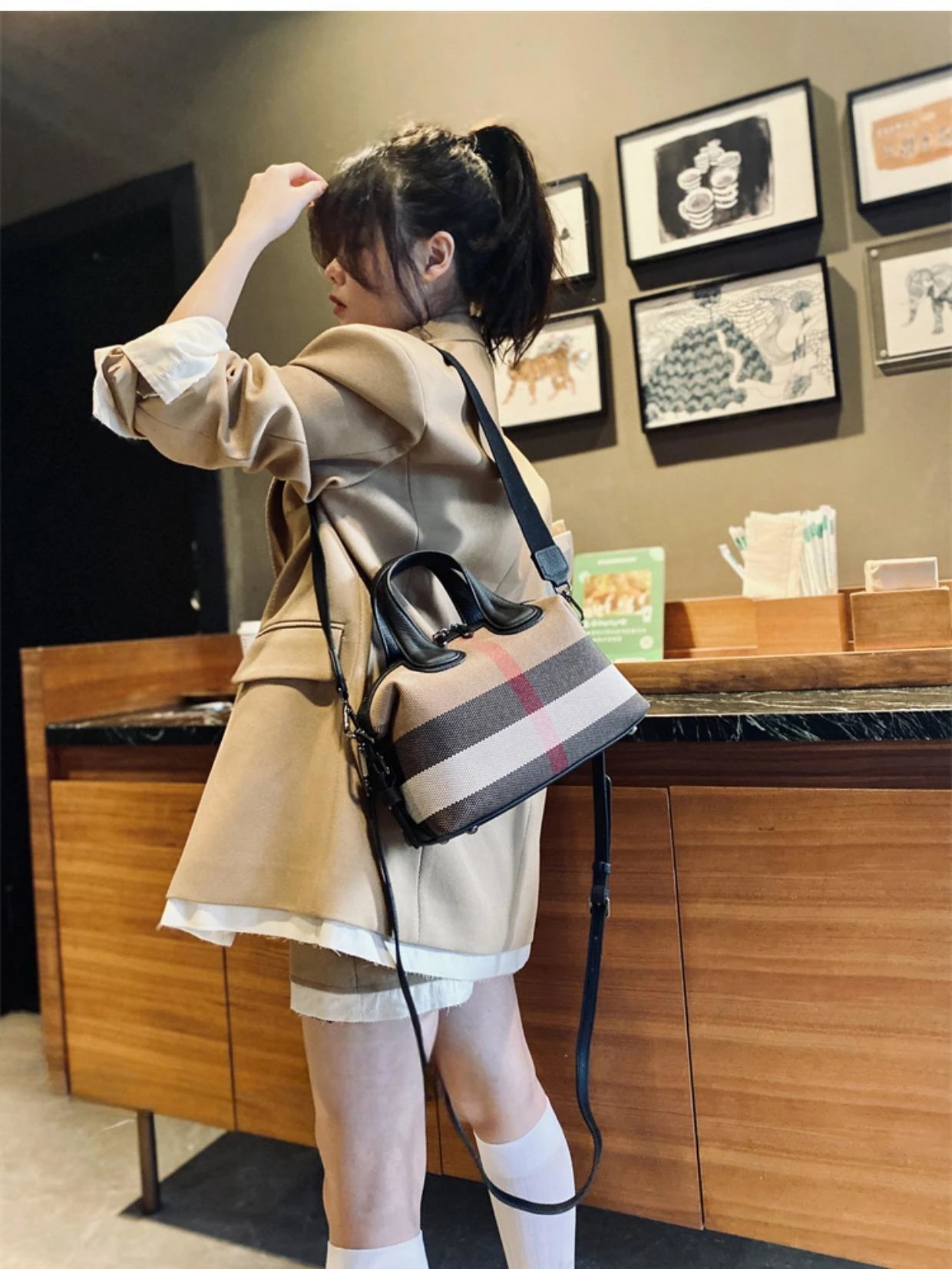 Luxury Brand Designer HandBag 2023 New Women Bag High Capacity Broadband Crossbody Bag Female Casual Fashion Trends Handbag