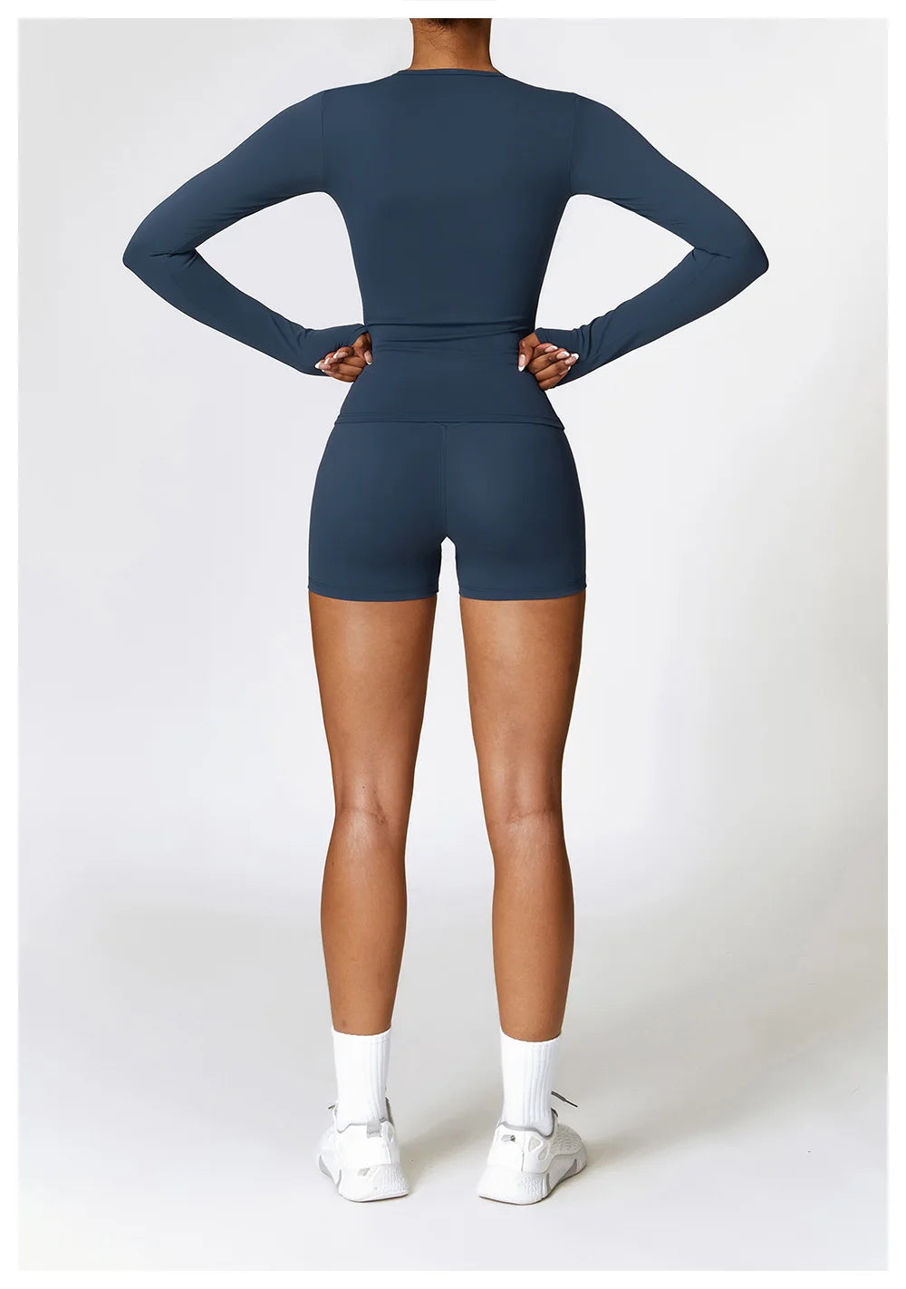 Long Sleeve Fitness Crop Top