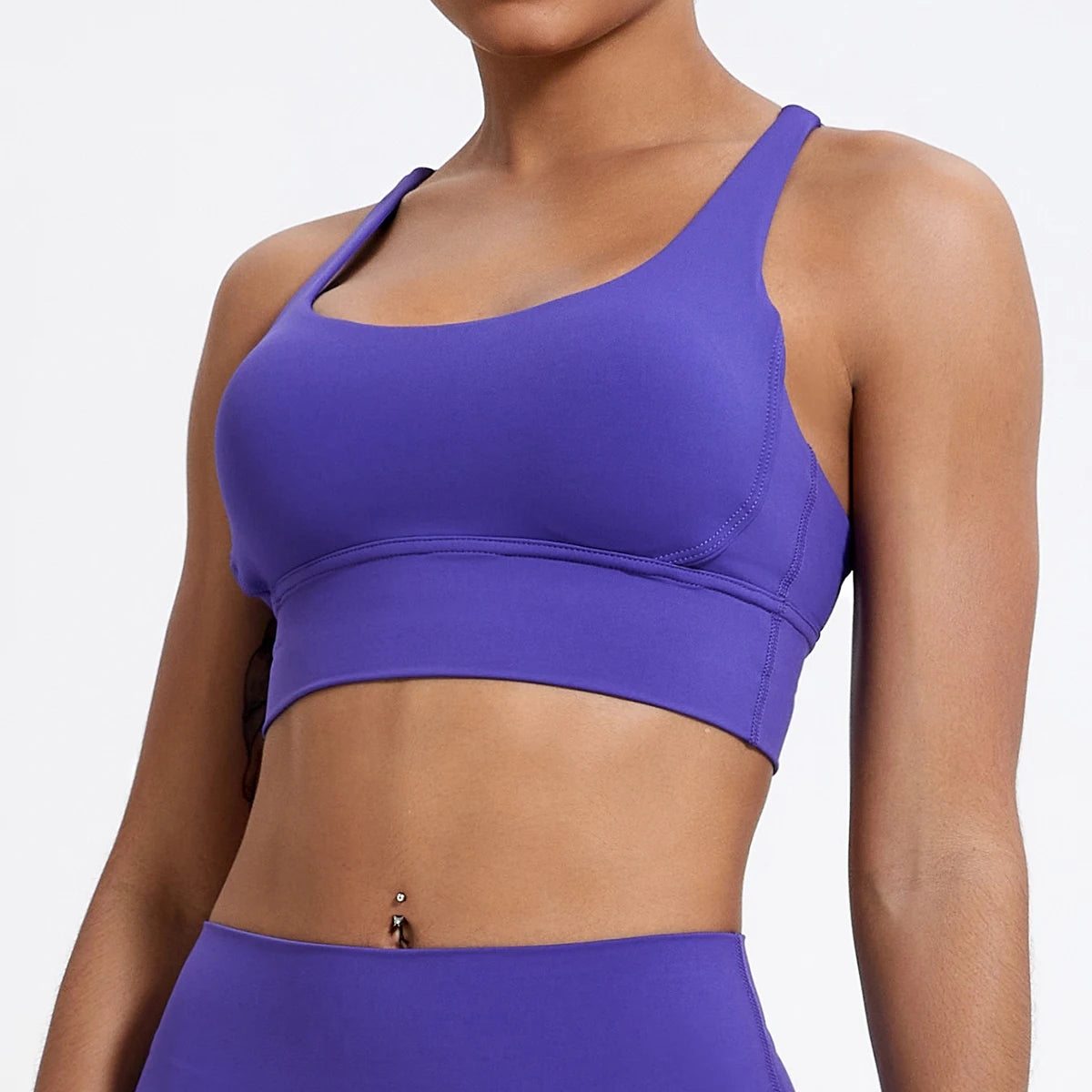 Push up Sports Bra Gym Top Women Yoga Clothing Cross Back Yoga Bra Women Running Fitness Crop Top Shockproof Workout Brassiere