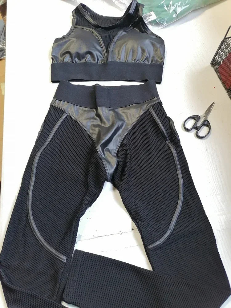 Fitness Sexy Sports Suit Women Yoga Set 2 Pieces