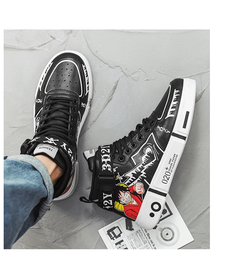 Men's Shoes 2024 New High Top Casual Board Shoes Student Fashion Couple Shoes Running Luxury Designer Sneakers Men