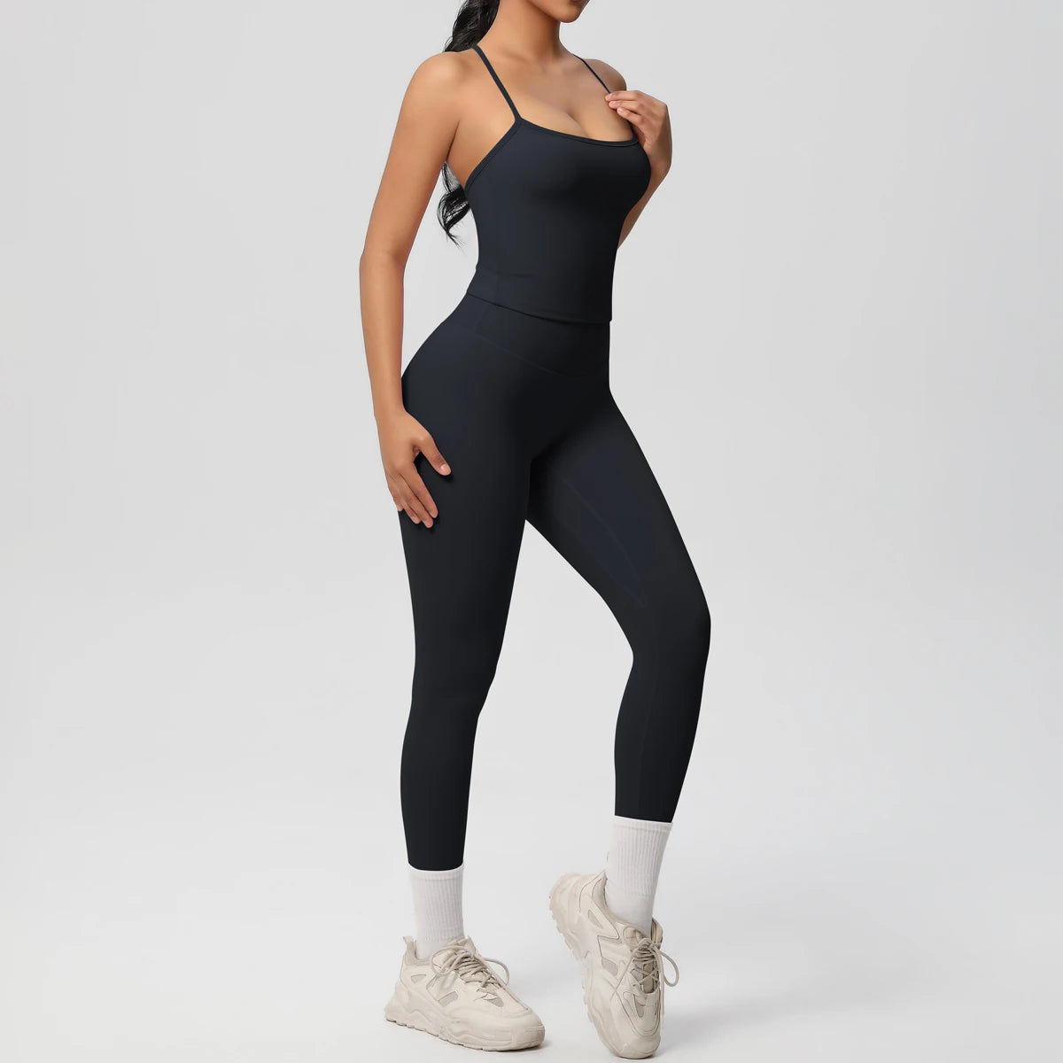 Yoga Top Set Fitness Gym Suit