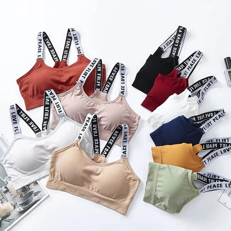 Peace Love Flirt Bra