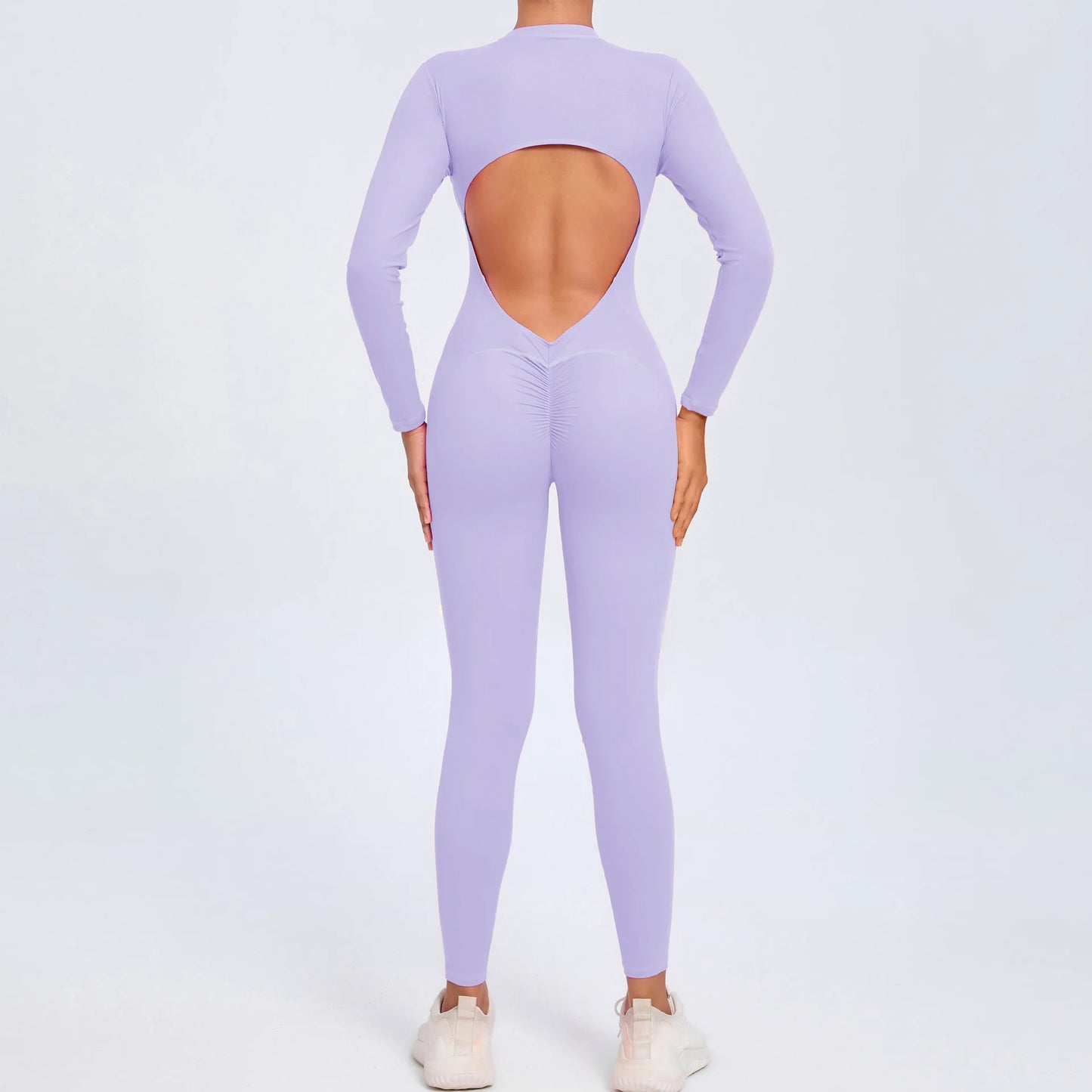 Backless Rompers Yoga Long Sleeved Women's Sportswear