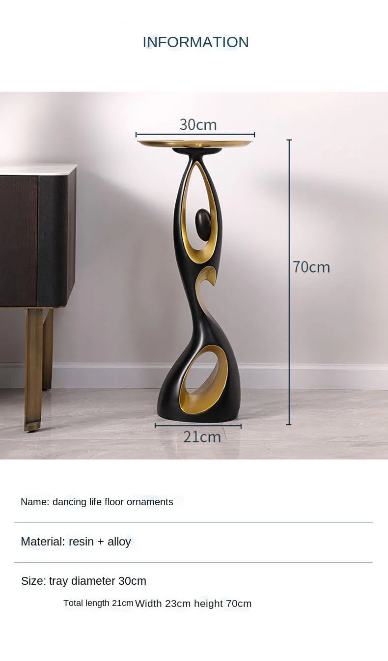 Creative Home Decor Art Abstract Sofa Side Table Light Luxury Living Room Porch Decoration Corner Table Designer Furniture