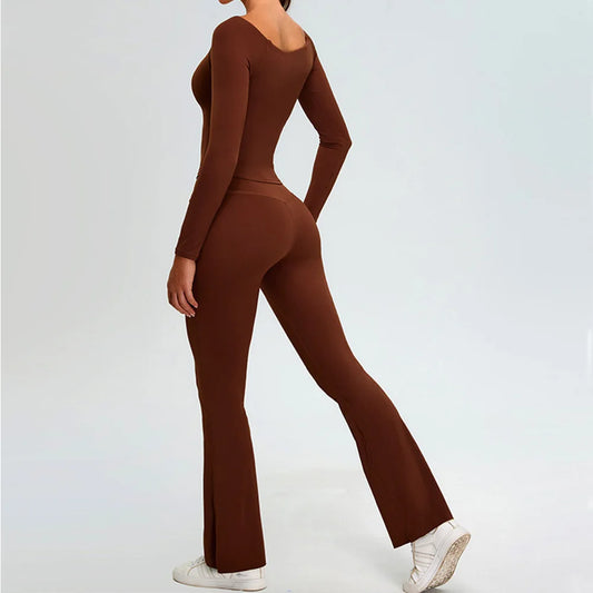 Yoga Set Women's Tracksuit 2 Pieces Workout Sportswear Running