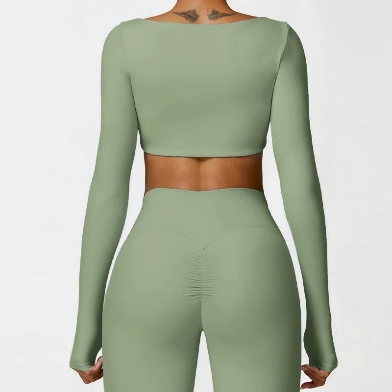 Casual Quick Dry Sports Crop Top