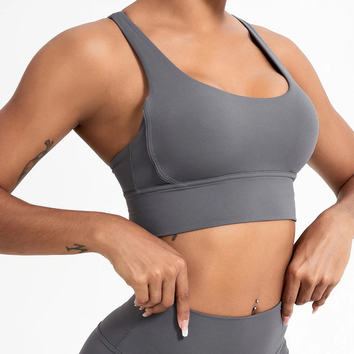 Push up Sports Bra Gym Top Women Yoga Clothing Cross Back Yoga Bra Women Running Fitness Crop Top Shockproof Workout Brassiere