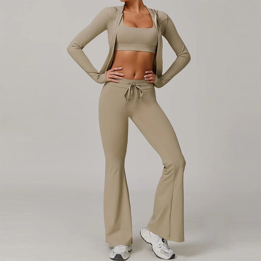 Yoga Suit 2PCS Sportswear Gym Sports Set Women Tracksuit Running
