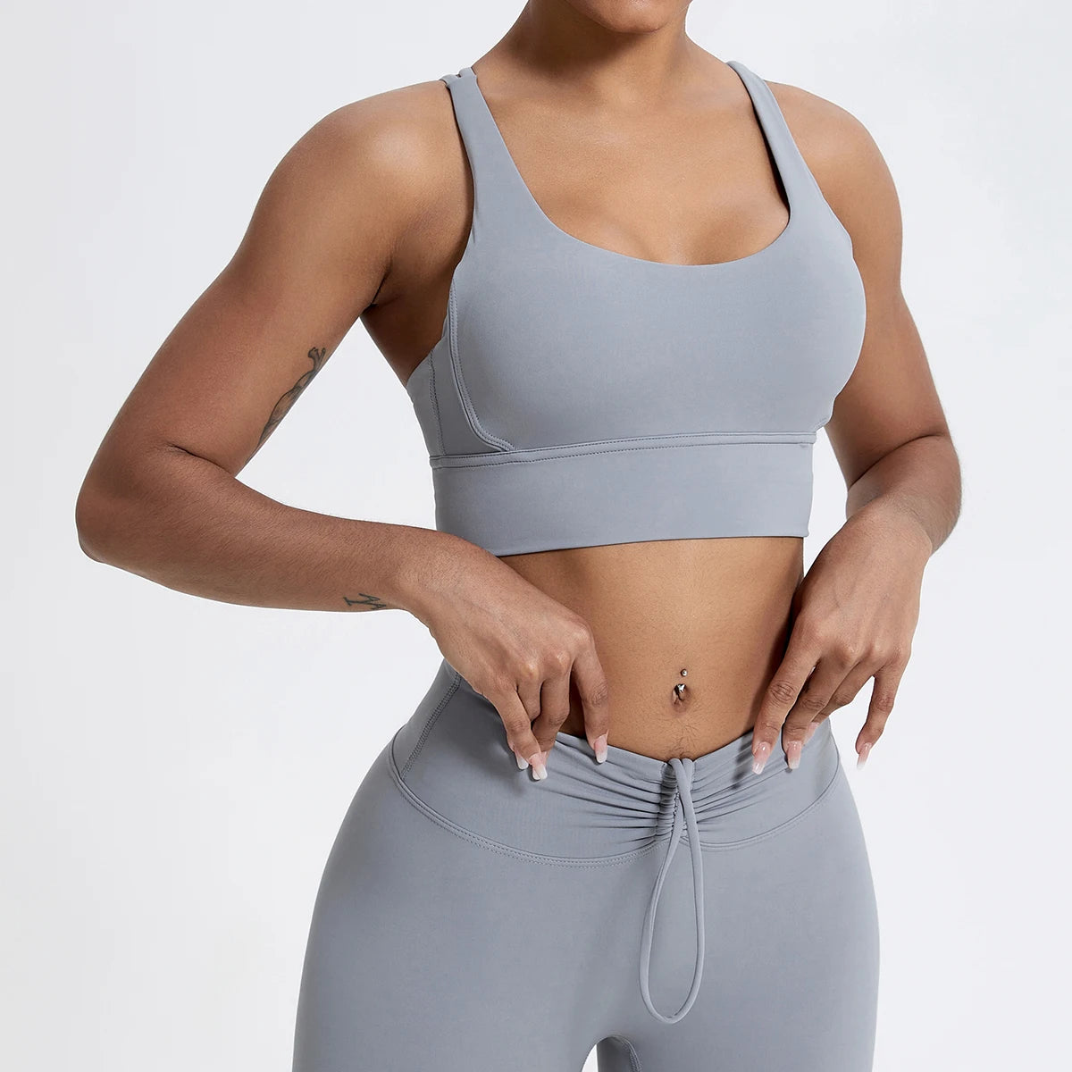 Push up Sports Bra Gym Top Women Yoga Clothing Cross Back Yoga Bra Women Running Fitness Crop Top Shockproof Workout Brassiere