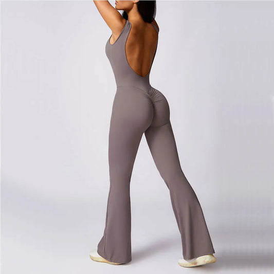 Scrunch Butt Jumpsuit Gym Set