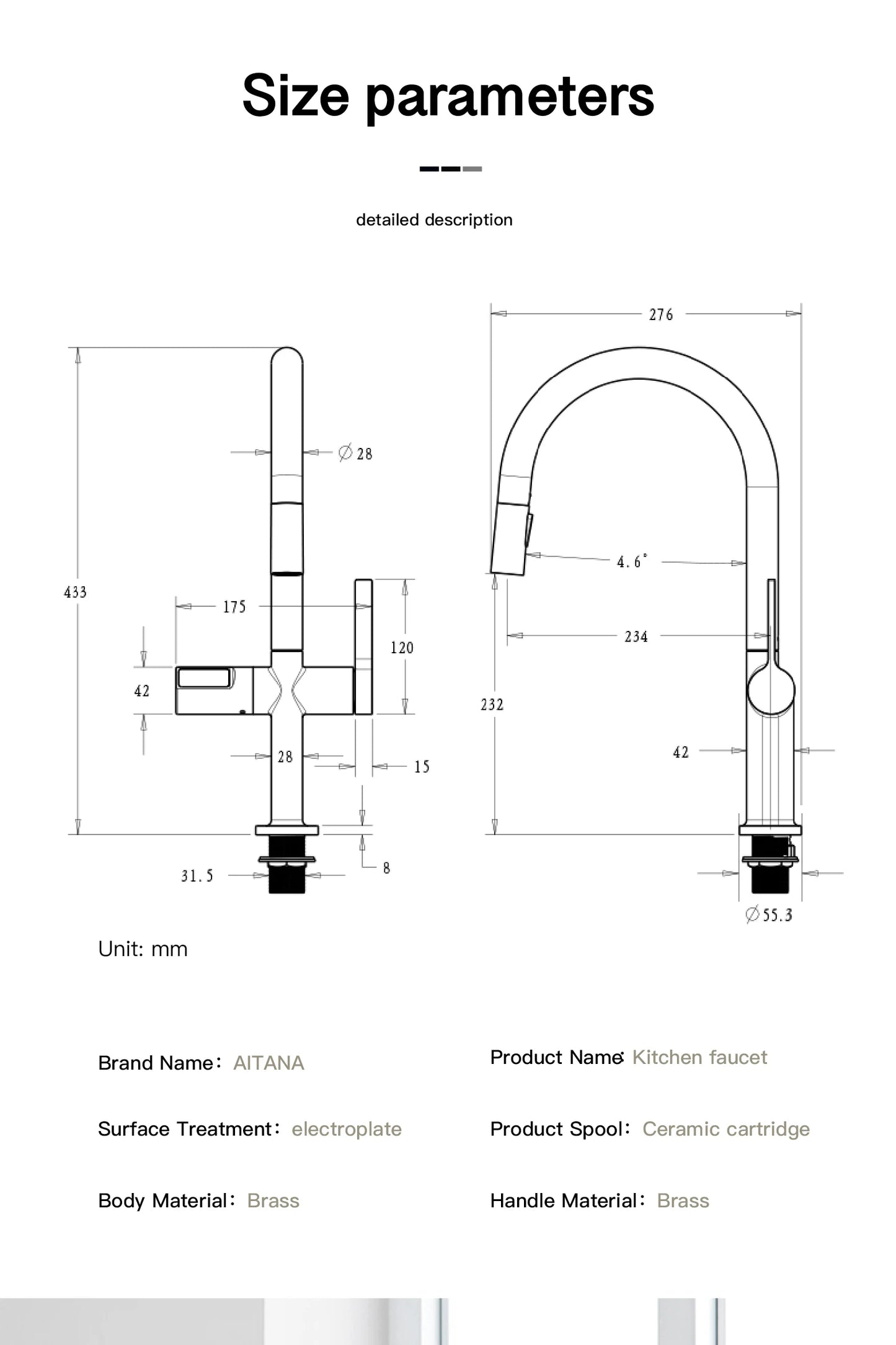 Digital Display Kitchen Faucet