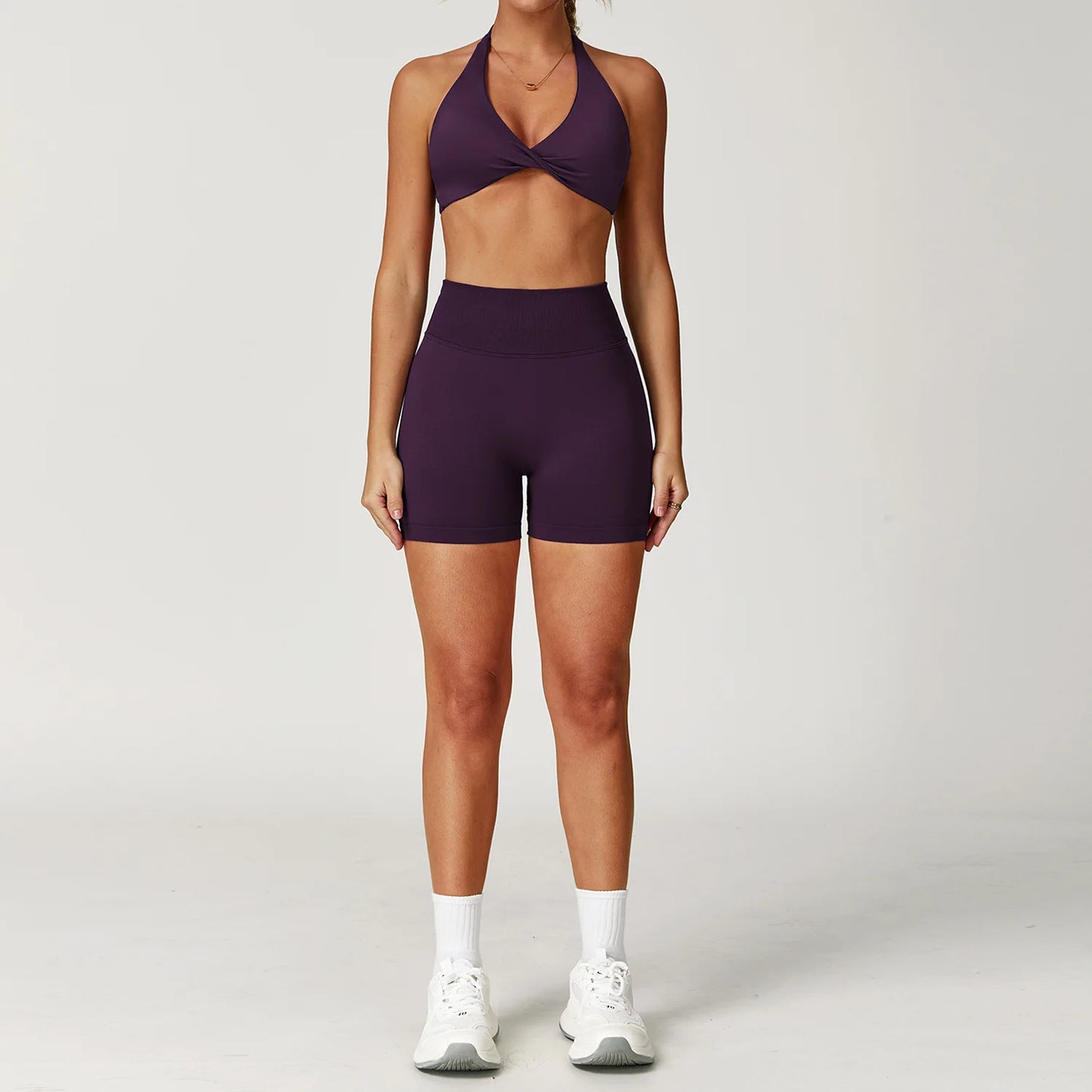 Yoga Suit 2PCS Sports Set Women Tracksuit Running Workout Long Sleeve