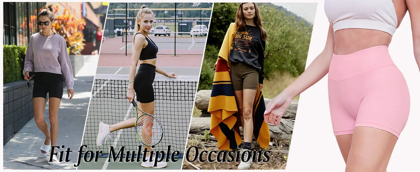 Women Seamless Yoga Sports Shorts Stretch Scrunch Butt Gym Shorts Low Ribbed Workout Running Leggings Sexy Athletic Yoga Shorts