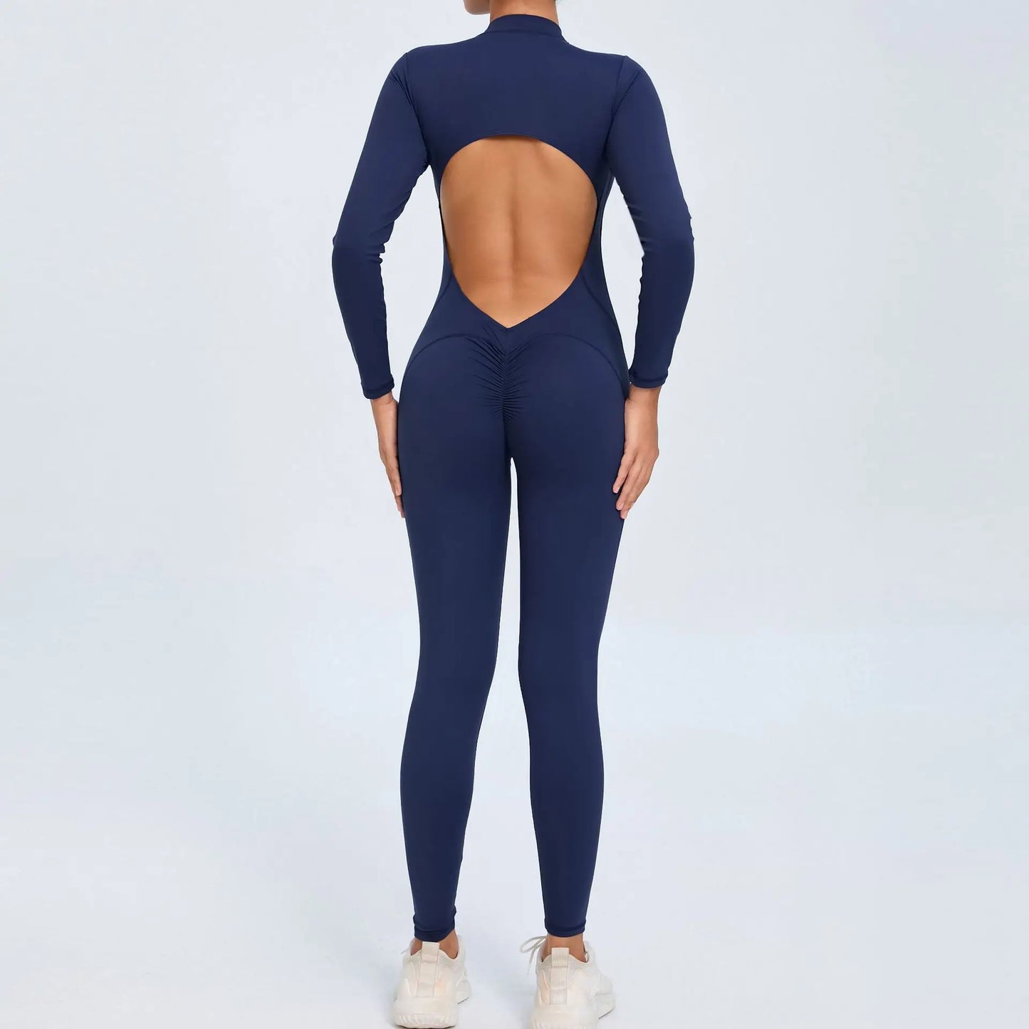 Backless Rompers Yoga Long Sleeved Women's Sportswear